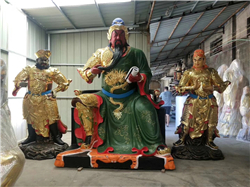 大型彩繪關公 大型彩繪關公