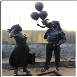 幸福一家銅雕塑 幸福一家銅雕塑