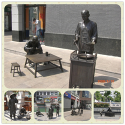 定州步行街雕塑 定州步行街雕塑