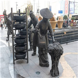 玻璃鋼采茶雕塑 玻璃鋼采茶雕塑