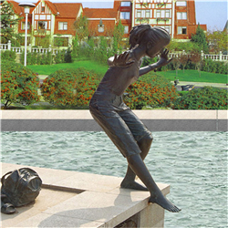 小女孩雕塑 小女孩雕塑