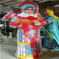 戲曲武生銅雕塑 戲曲武生銅雕塑