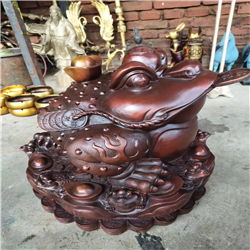 招財進寶銅金蟾 招財進寶銅金蟾